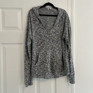 Juicy Couture Vneck Embellished Hoodie size small